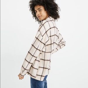 Madewell Flannel Bromley Shirt in Northall Plaid